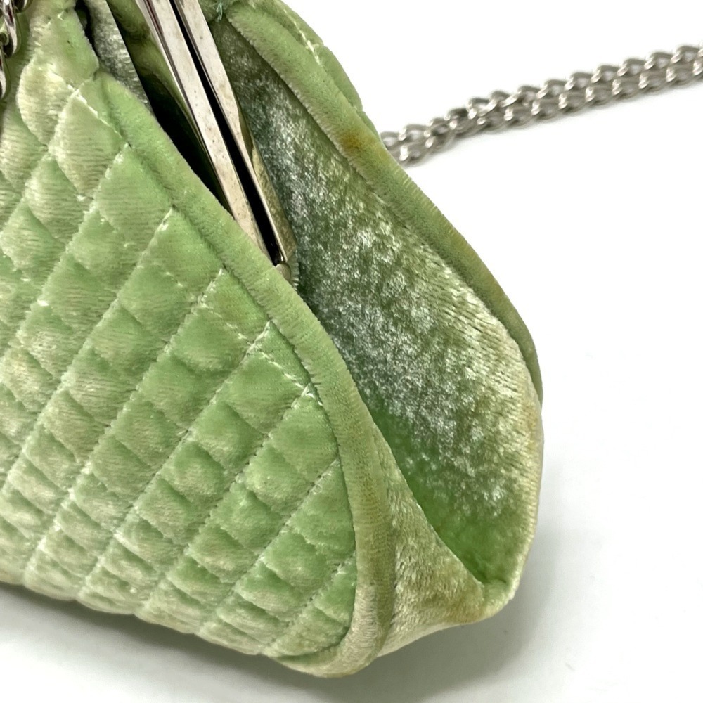 CHANEL Green Logo Shoulder Bag - Picture 6 of 13